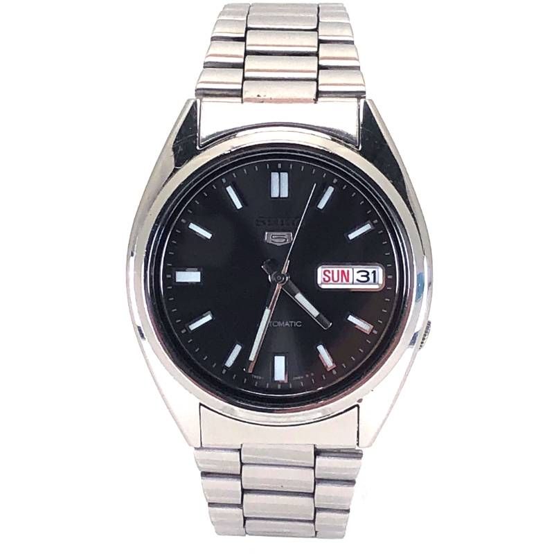 SEIKO セイコー／セイコー5 7S26-0480／自動巻き／ステンレス／シルバー・ブラック