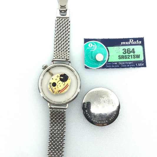 【電池交換済み】Vivienne Westwood ヴィヴィアンウエストウッド／オーブモチーフ レディース 腕時計 VW-9034／クォーツ／ステンレス／シルバー・ブラック／M03321