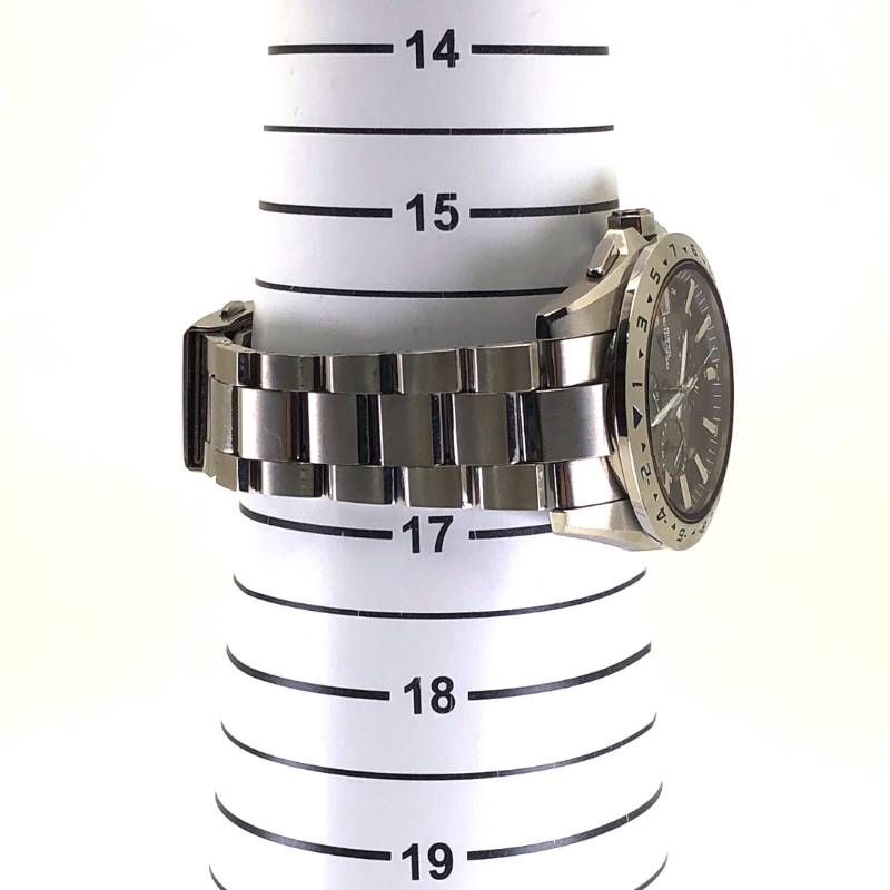 【美品・ケース・取説・コマ付】CASIO カシオ／オシアナス OCW-T3000-1AJF／ソーラークォーツ／チタン／シルバー・ブラック・ブルー