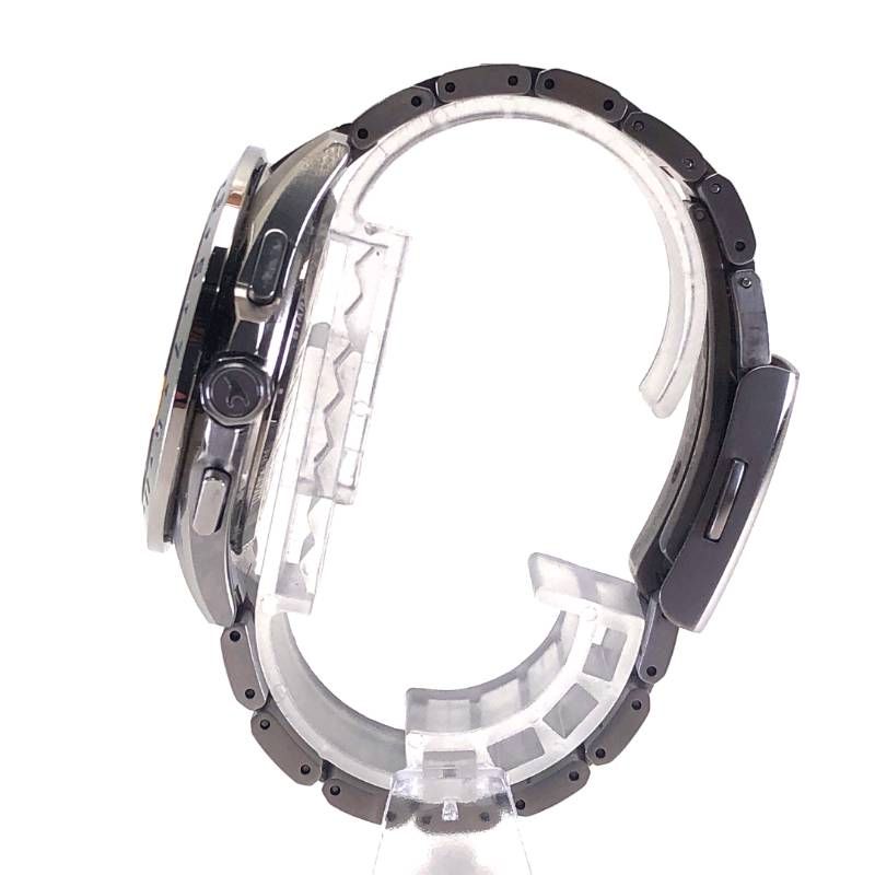 【美品・ケース・取説・コマ付】CASIO カシオ／オシアナス OCW-T3000-1AJF／ソーラークォーツ／チタン／シルバー・ブラック・ブルー