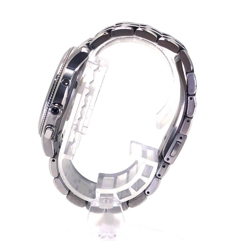 【美品】CITIZEN シチズン／エコドライブ エクシード H410-T007716／ソーラークォーツ／チタン／シルバー・ブラック