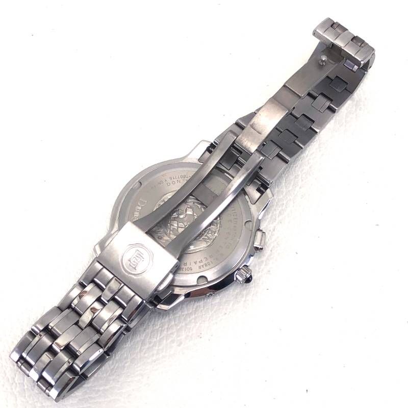 【美品】CITIZEN シチズン／エコドライブ エクシード H410-T007716／ソーラークォーツ／チタン／シルバー・ブラック