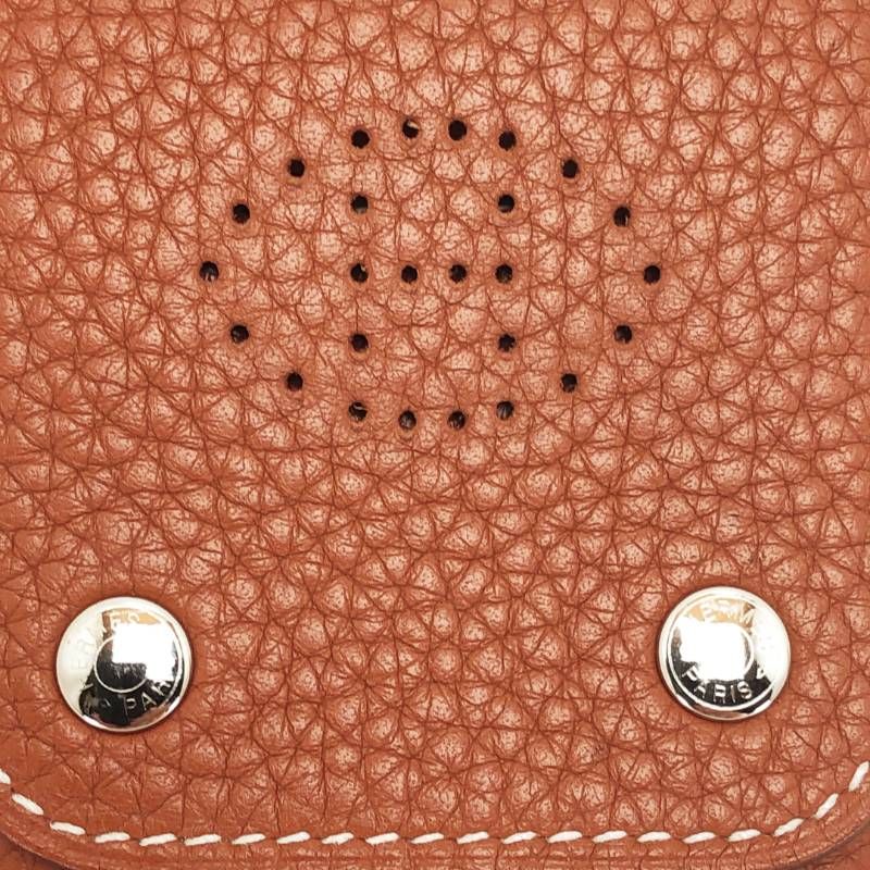 【 希少・美品】HERMES エルメス／エヴリン レザー トランプケース トランプ付／レザー／ブラウン