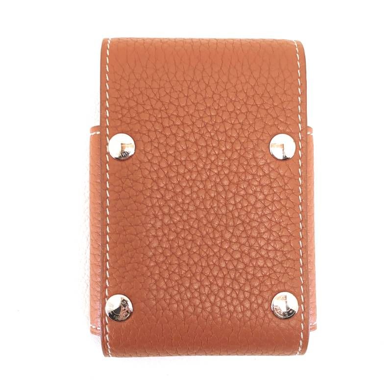 【 希少・美品】HERMES エルメス／エヴリン レザー トランプケース トランプ付／レザー／ブラウン