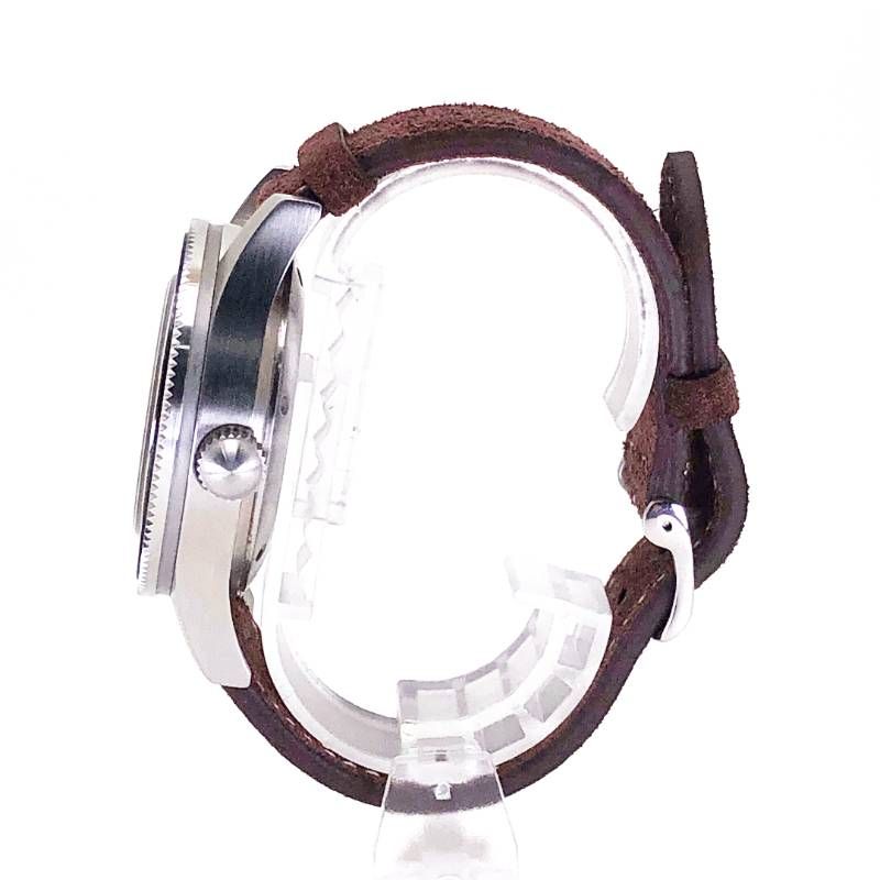【美品】STEEL DIVE スティールダイブ／SD1952 ダイバーズウォッチ NH35／自動巻／ステンレス／シルバー・ブラック・ブラウン