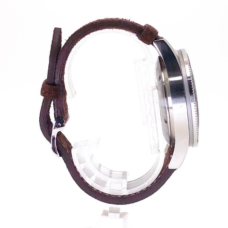 【美品】STEEL DIVE スティールダイブ／SD1952 ダイバーズウォッチ NH35／自動巻／ステンレス／シルバー・ブラック・ブラウン