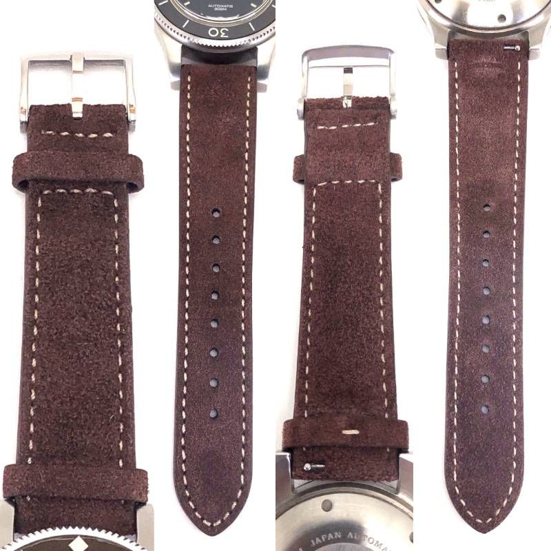 【美品】STEEL DIVE スティールダイブ／SD1952 ダイバーズウォッチ NH35／自動巻／ステンレス／シルバー・ブラック・ブラウン