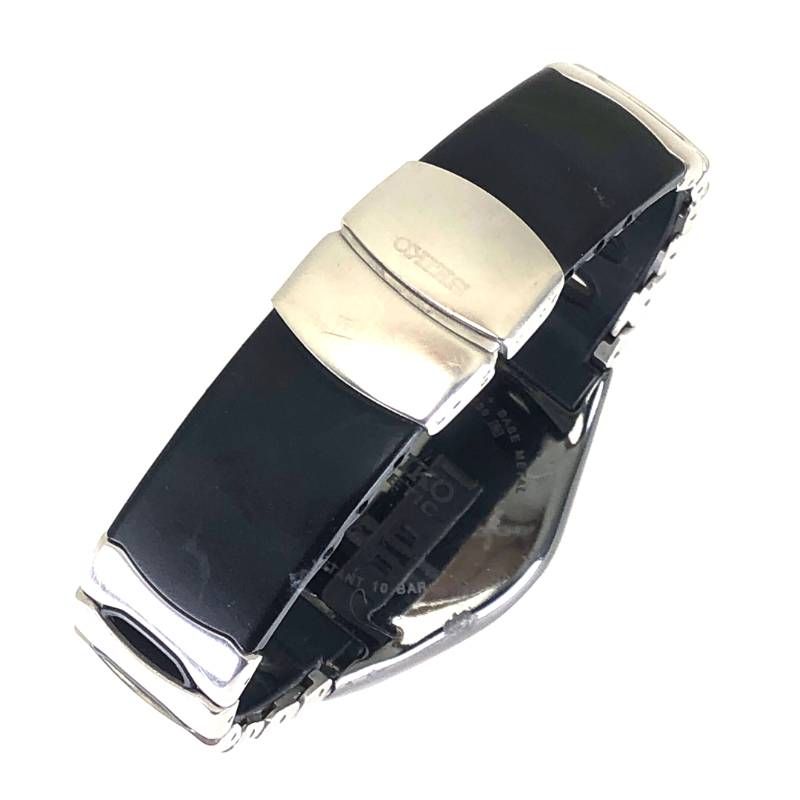 SEIKO セイコー／キネティック 5M42-0E30／オートクォーツ／ステンレス／シルバー・ブラック