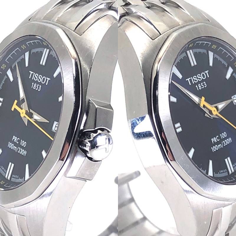 TISSOT ティソ／PRC100 P870/970／クォーツ／ステンレス／シルバー・ブラック