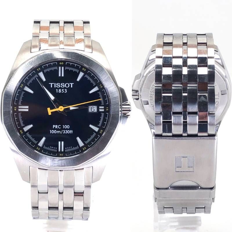 TISSOT ティソ／PRC100 P870/970／クォーツ／ステンレス／シルバー・ブラック