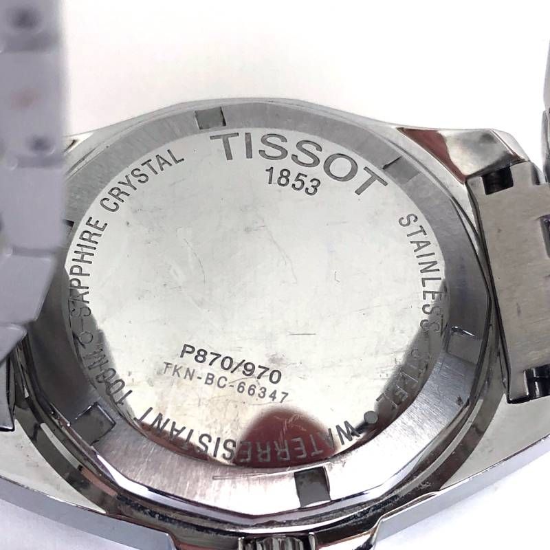 TISSOT ティソ／PRC100 P870/970／クォーツ／ステンレス／シルバー・ブラック