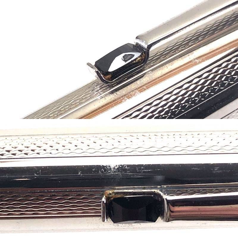 【美品・ケース付き】MONTBLANC モンブラン／ボエム ツイスト式 ボールペン／人口石・プラチナ仕上げ・レジン／ブラック・シルバー