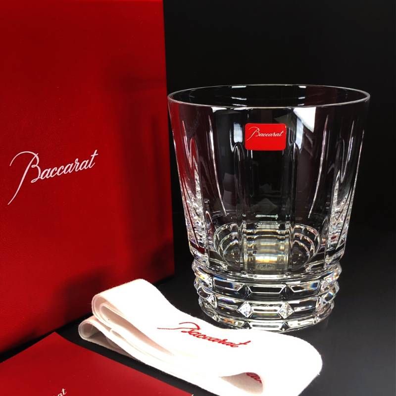 【美品・箱付き】Baccarat バカラ／アルルカン タンブラー／Lサイズ／クリスタルグラス／クリア／BC631