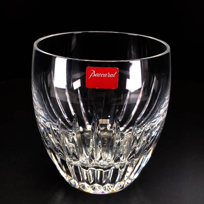 【美品・箱付き】Baccarat バカラ／マッセナ タンブラー／クリスタルグラス／クリア／BC635