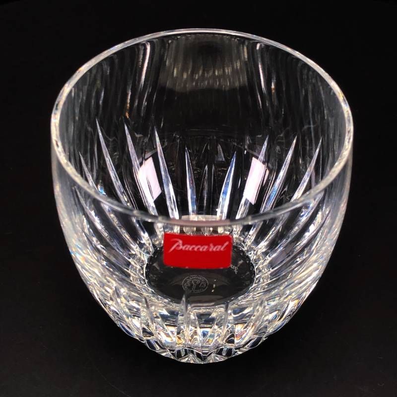 【美品・箱付き】Baccarat バカラ／マッセナ タンブラー／クリスタルグラス／クリア／BC635
