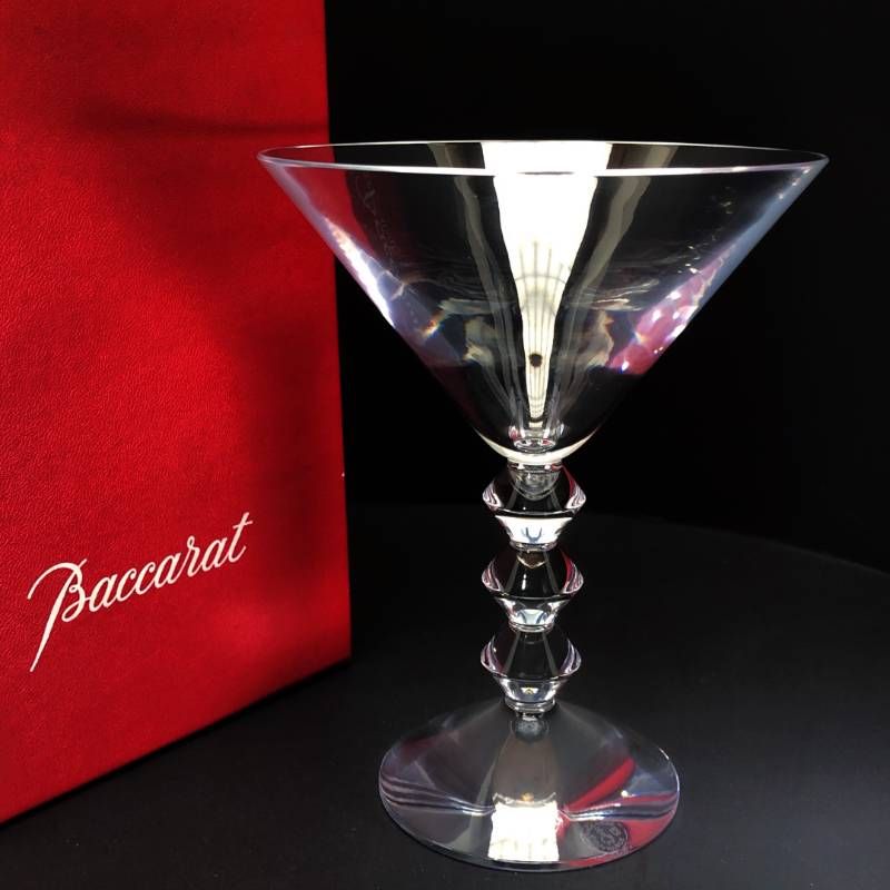 【美品・箱付き】Baccarat バカラ／ベガ マティーニ グラス／クリスタルグラス／クリア／BC637