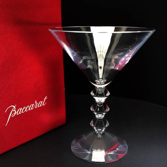 【美品・箱付き】Baccarat バカラ／ベガ マティーニ グラス／クリスタルグラス／クリア／BC637