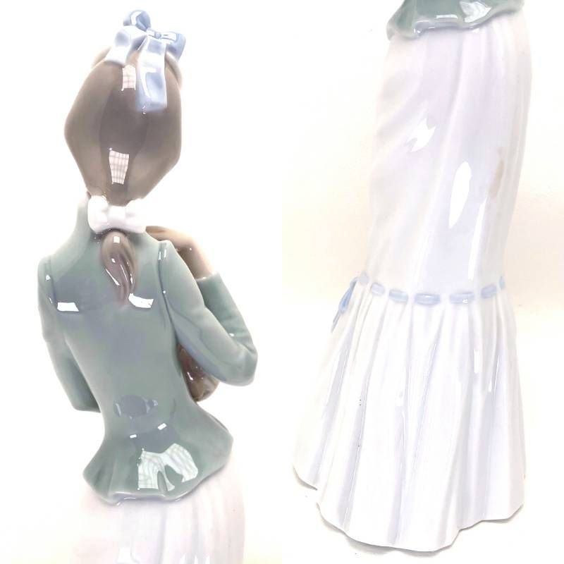 【美品】LLADRO リヤドロ／仔犬とお散歩／4893／陶器／マルチカラー