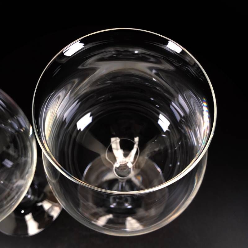 【美品・箱付き】Baccarat バカラ／デギュスタシオン グランブルゴーニュ ペア ワイングラス／クリスタルグラス／クリア／BC644