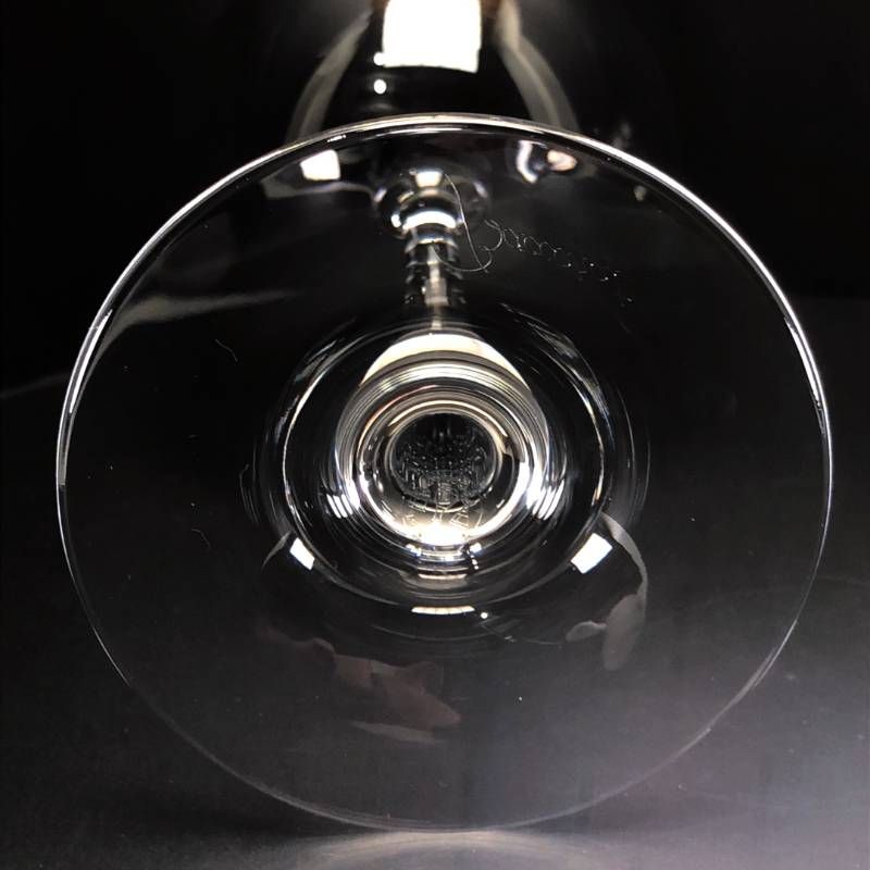 【美品・箱付き】Baccarat バカラ／デギュスタシオン グランブルゴーニュ ペア ワイングラス／クリスタルグラス／クリア／BC644