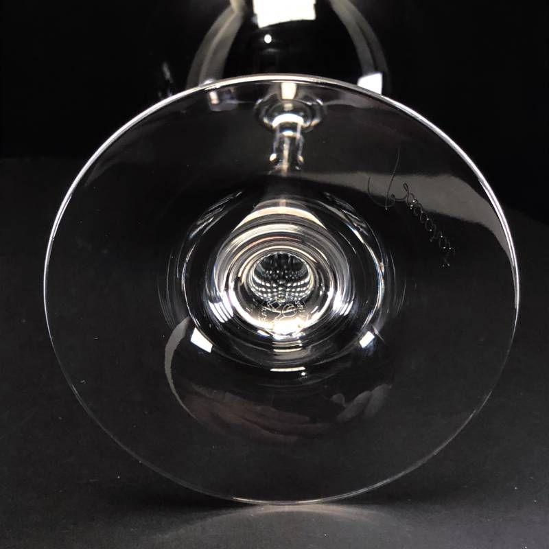 【美品・箱付き】Baccarat バカラ／デギュスタシオン グランブルゴーニュ ペア ワイングラス／クリスタルグラス／クリア／BC644