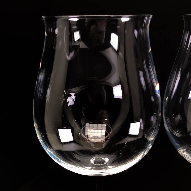 【美品・箱付き】Baccarat バカラ／デギュスタシオン グランブルゴーニュ ペア ワイングラス／クリスタルグラス／クリア／BC644