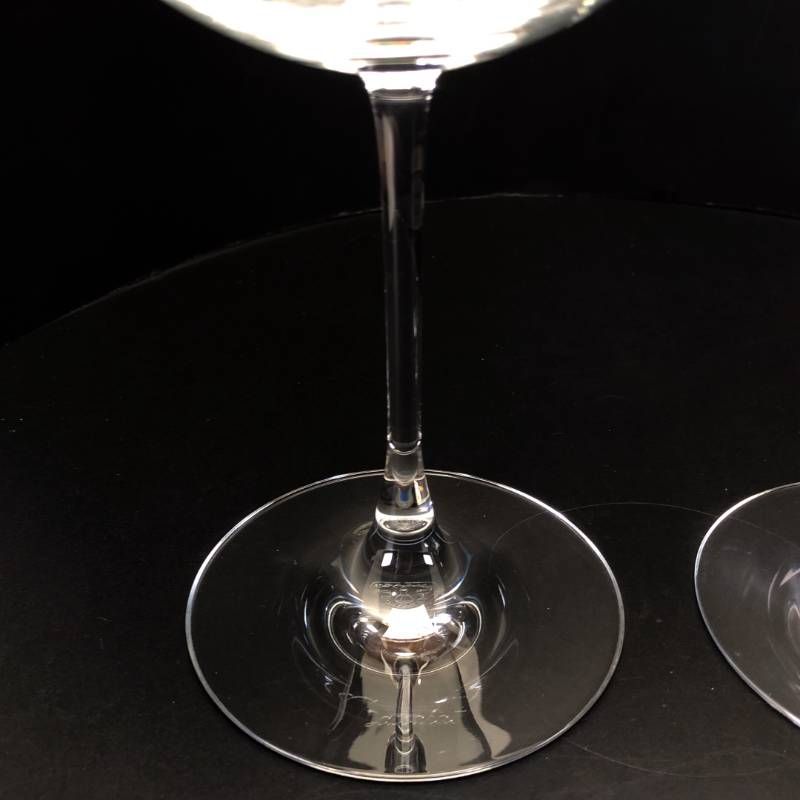 【美品・箱付き】Baccarat バカラ／デギュスタシオン グランブルゴーニュ ペア ワイングラス／クリスタルグラス／クリア／BC644