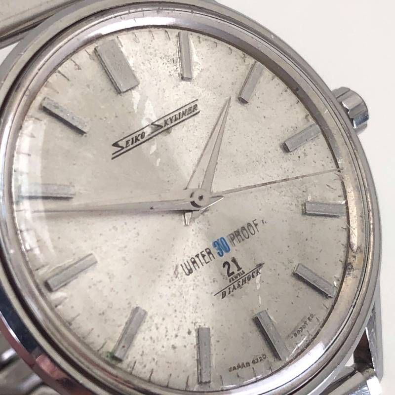 【ヴィンテージ】SEIKO セイコー／スカイライナー 6220-9970／自動巻／ステンレス／シルバー