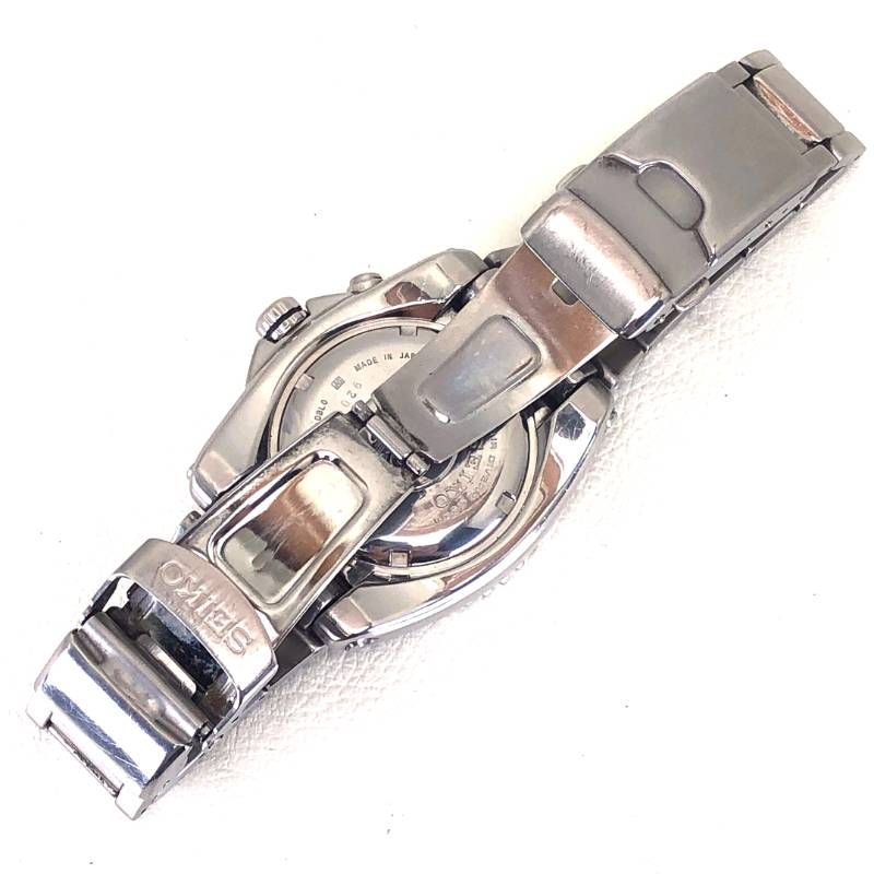 SEIKO セイコー／キネティック スキューバ200 5M62-0BL0／オートクォーツ／ステンレス／シルバー・ペプシカラー