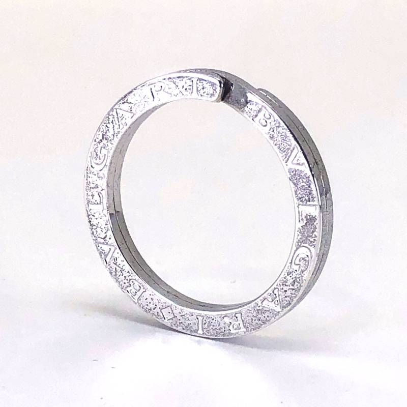 BVLGARI ブルガリ／ロゴサークル ペンダントトップ ネックレス チャーム ／SV925／シルバー