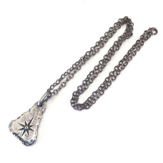 BIG HAND ビッグハンド／2005 サン タタキ ネックレス／SV925・K18（トップのみ）／シルバー・ゴールド