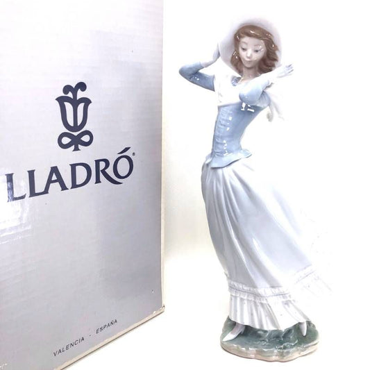 【美品・箱付き】LLADRO リヤドロ／春のそよ風／4936／陶器／マルチカラー