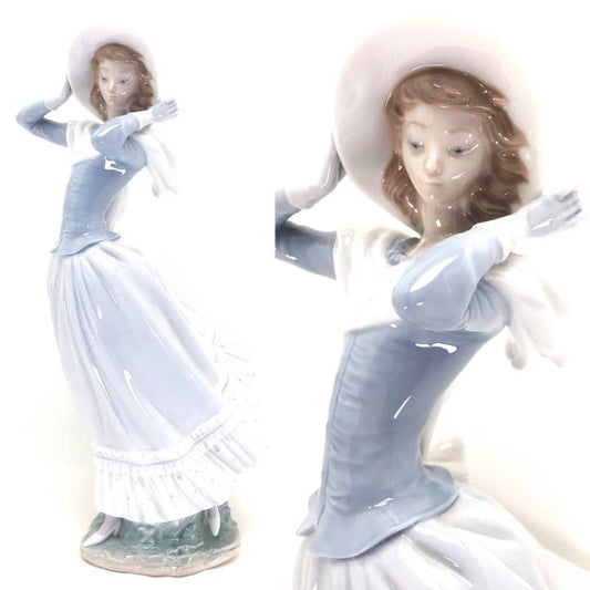 【美品・箱付き】LLADRO リヤドロ／春のそよ風／4936／陶器／マルチカラー