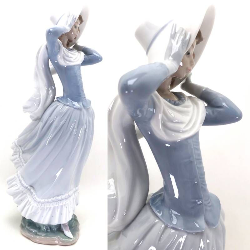 【美品・箱付き】LLADRO リヤドロ／春のそよ風／4936／陶器／マルチカラー