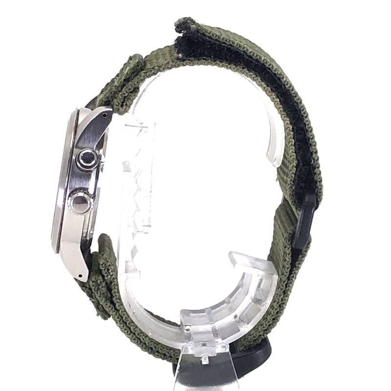 【新品ベルト交換】SEIKO セイコー／SUS 7T27-7A40 ／クォーツ／ステンレス／シルバー・ブラック・カーキ