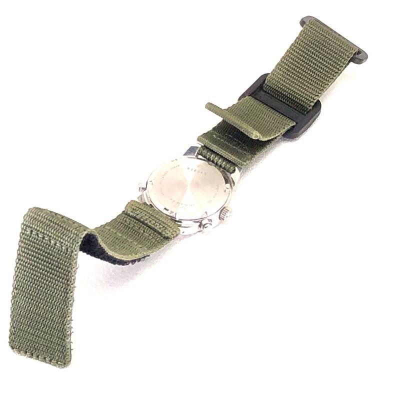 【新品ベルト交換】SEIKO セイコー／SUS 7T27-7A40 ／クォーツ／ステンレス／シルバー・ブラック・カーキ