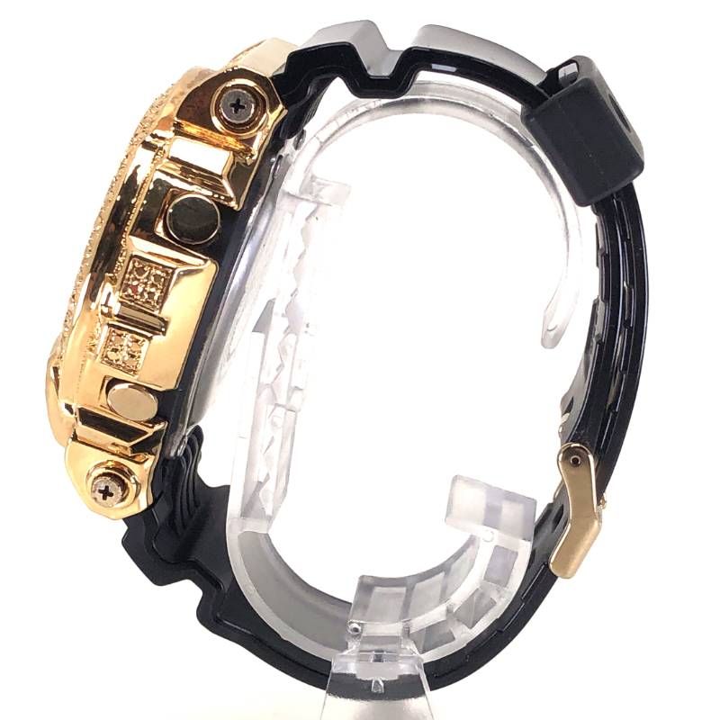 【美品・新品カスタムベゼル装着】CASIO カシオ／G-SHOCK CD-X6900FB／クォーツ／樹脂／ゴールド・ブラック