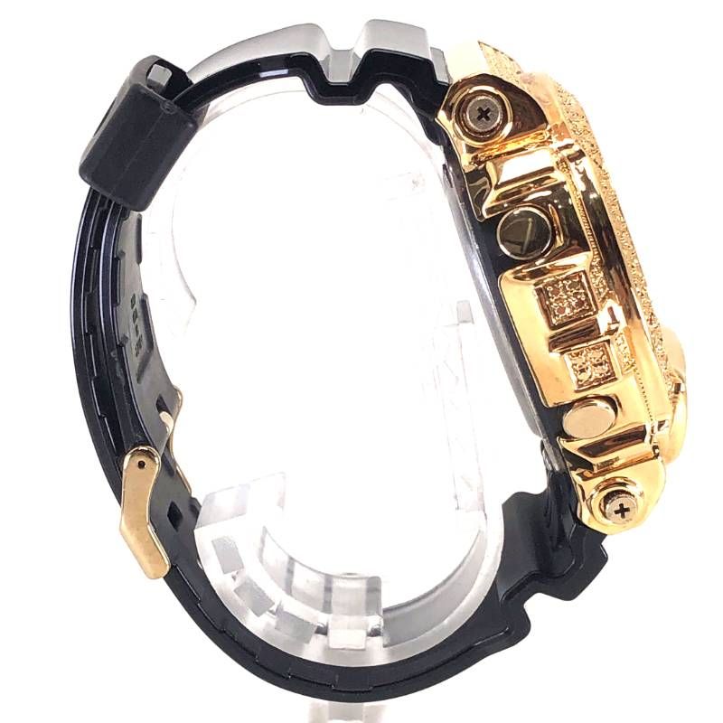 【美品・新品カスタムベゼル装着】CASIO カシオ／G-SHOCK CD-X6900FB／クォーツ／樹脂／ゴールド・ブラック