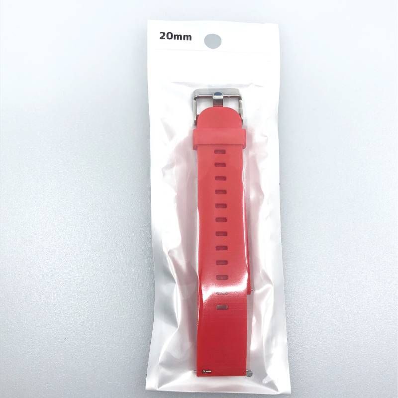 【美品・箱・取説付き・電池交換・ベルト交換】Doratch ドラッチ／腕時計／クォーツ／プラスチック・ラバー／レッド