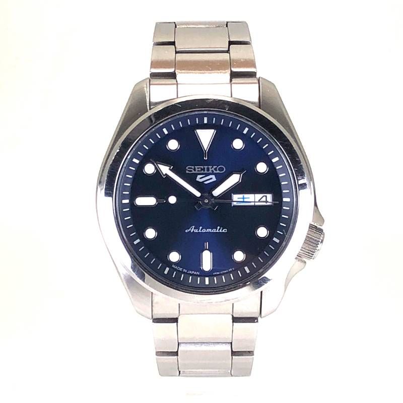 【箱・取説付き】SEIKO セイコー／セイコー5スポーツ SBSA043 4R36-08L0／自動巻き／ステンレス／シルバー・ダークブルー