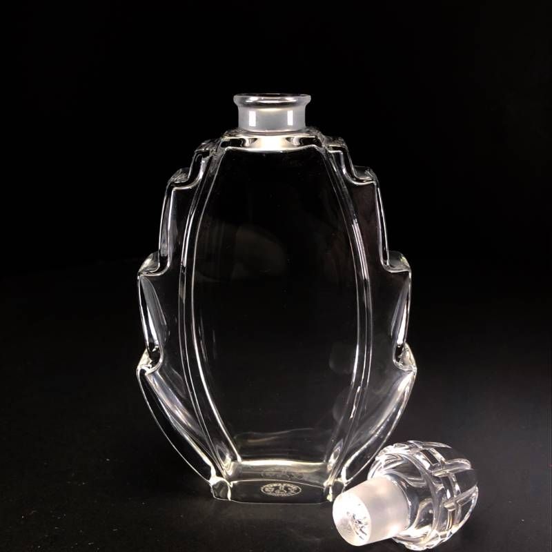 【ヴィンテージ・希少・美品・ケース付き】Baccarat オールドバカラ／パヒュームボトル 香水瓶／クリスタルグラス／クリア／BC646
