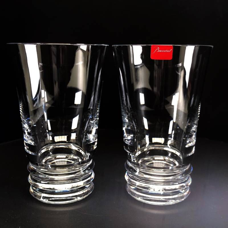 【美品・箱付き】Baccarat バカラ／ベガ ペア ハイボール タンブラー／クリスタルグラス／クリア／BC649