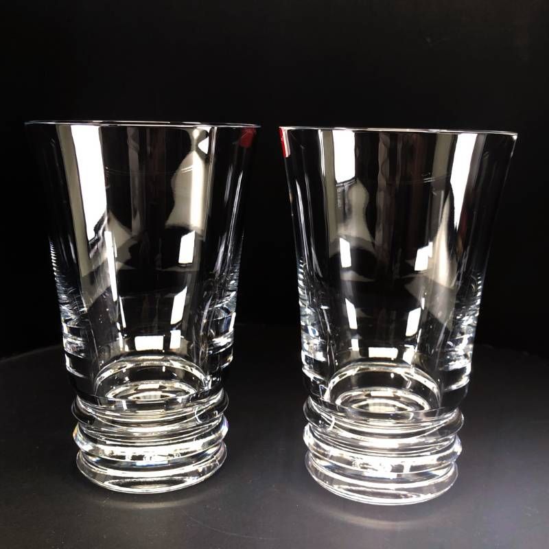 【美品・箱付き】Baccarat バカラ／ベガ ペア ハイボール タンブラー／クリスタルグラス／クリア／BC649