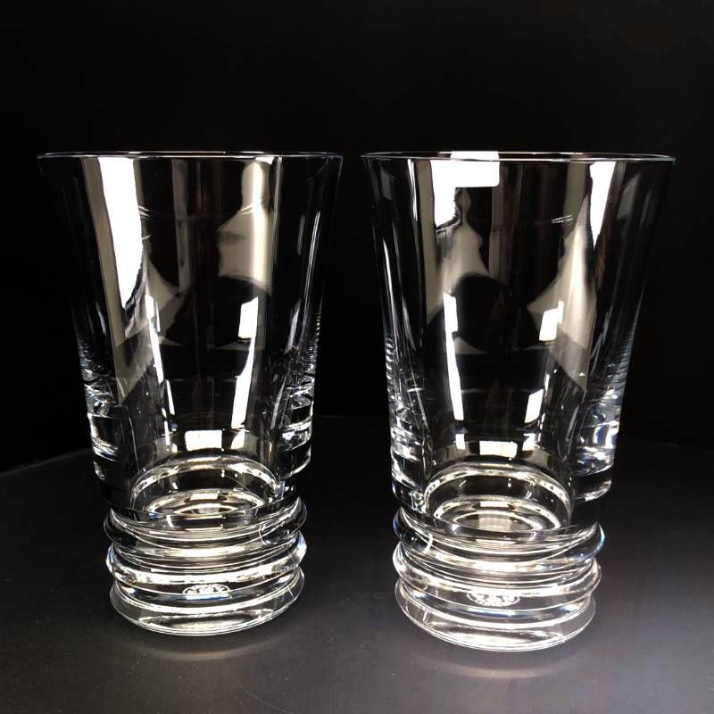 【美品・箱付き】Baccarat バカラ／ベガ ペア ハイボール タンブラー／クリスタルグラス／クリア／BC649