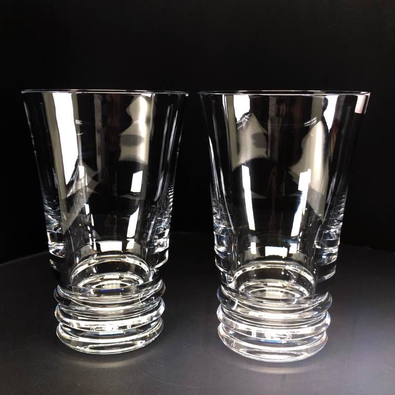 【美品・箱付き】Baccarat バカラ／ベガ ペア ハイボール タンブラー／クリスタルグラス／クリア／BC649