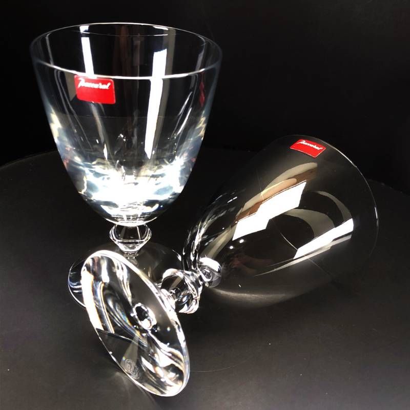 【美品・箱付き】Baccarat バカラ／ベガ ペア ワイングラス／クリスタルグラス／クリア／BC650