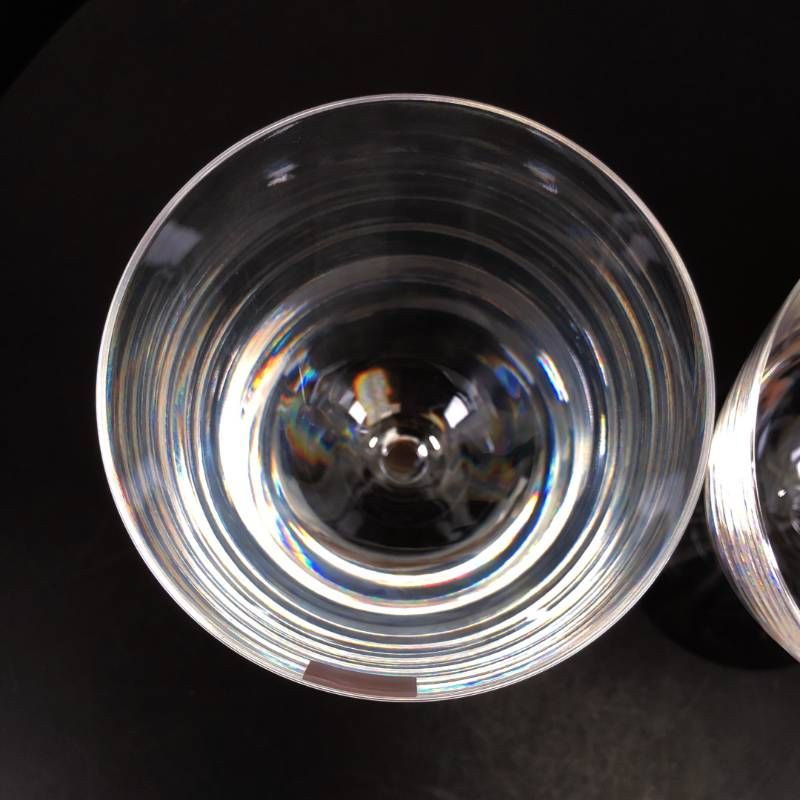 【美品・箱付き】Baccarat バカラ／ベガ ペア ワイングラス／クリスタルグラス／クリア／BC650