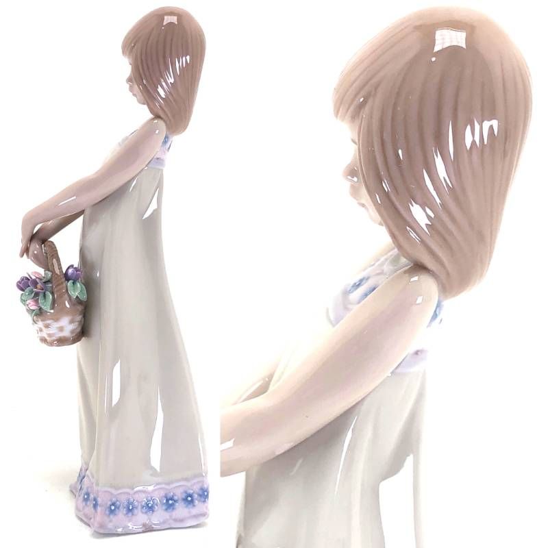 【美品・箱付き】LLADRO リヤドロ／お花の宝物／5605／陶器／マルチカラー