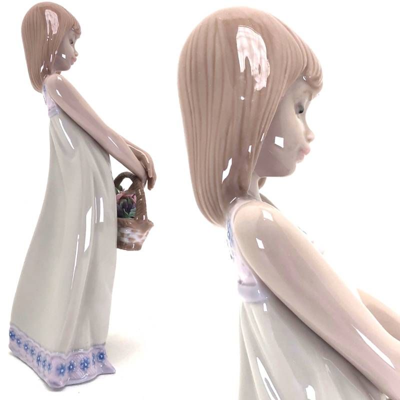 【美品・箱付き】LLADRO リヤドロ／お花の宝物／5605／陶器／マルチカラー