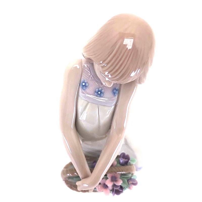 【美品・箱付き】LLADRO リヤドロ／お花の宝物／5605／陶器／マルチカラー